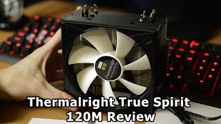 Thermalright True Spirit 120M BW CPU Cooler Review [upl. by Johnstone]