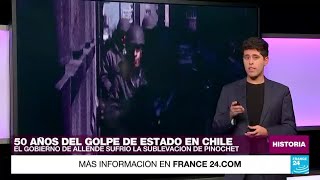 50 años del golpe de Estado en Chile así tomó el poder Augusto Pinochet [upl. by Enimaj]