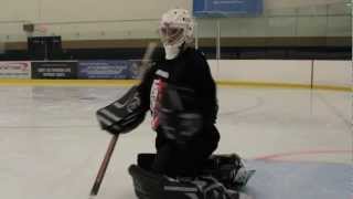 Premier Goaltender Development  Backside Push  Training Tips  PGD  Episode 8 [upl. by Dorran]