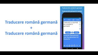 Traducere Romana Germana  Traducere Germana Romana [upl. by Nahtanoy507]