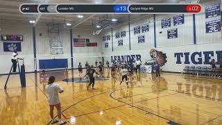 Leander Middle School Volleyball 8th Grade A Team vs Canyon Ridge Middle School [upl. by Nilyac72]