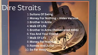 Dire Straits  Greatest Hits Full Playlist 2023  The Best Songs [upl. by Jade]