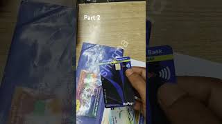 Indian bank ATM card unboxing indianbank bank shorts trending news [upl. by Ewen878]