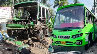 Bus Body Repair Service archana bodyworks perumbavoor Allapara bodybuilding work bus [upl. by Stockton]