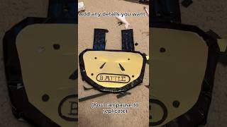 Cardboard BATTLE Backplate tutorial homemade [upl. by Leatrice]