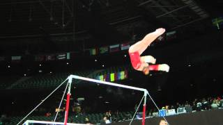 McKayla Maroney  Uneven Bars  2013 World Championships  Qualification [upl. by Aihtniroc165]