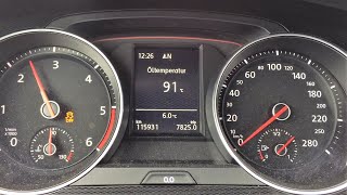 VW Golf VII GTD Stage 1 220 HP Manual Acceleration 0  100  100  200 [upl. by Reeta]