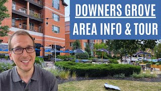 Living in Downers Grove IL  Downtown amp Neighborhood Tour [upl. by Eniluj94]