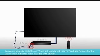 Sony BRAVIA  How to control your TV with settop box cable box [upl. by Geesey744]