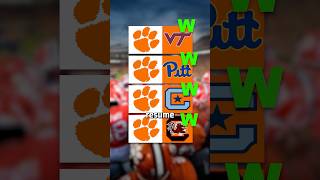 Clemson’s Path to the Playoff collegefootballplayoff clemsonfootball cfp shoets [upl. by Lanti]