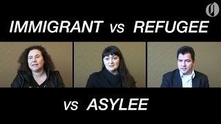 What is the difference between an immigrant refugee and asylee [upl. by Acnaiv]