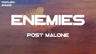 Post Malone  Enemies feat DaBaby Lyrics [upl. by Nivrem426]