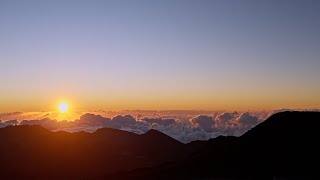 Haleakala Sunrise at the Summit and Crater 4K HDR [upl. by Talanian]