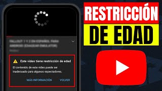 🤬Como QUITAR RESTRICCION de EDAD en YOUTUBE  3 pasos [upl. by Peace125]