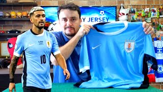 NOVA CAMISA DO URUGUAI 20242025 I UNBOXING E DETALHES [upl. by Aneehsal]