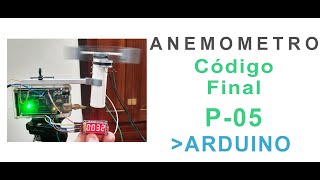 Anemómetro Casero con Arduino  Parte 05  Código Final  Demostración de funcionamiento [upl. by Bevus]