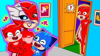 Fake Mother or Real Mother Who Does Catboy Love More Catboys Life Story  PJ MASKS 2D Animation [upl. by Batholomew850]