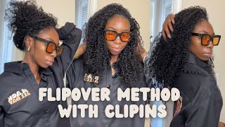 Flip Over Method with Clip Ins [upl. by Miner]