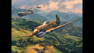 Classic Duels  Curtiss P40 Warhawk vs Nakajima Ki43 Hayabusa [upl. by Coopersmith901]