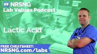 Lactic Acid Nursing Considerations Normal Range Nursing Care Lab Values Nursing [upl. by Ellainad]