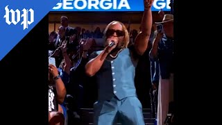 Lil Jon makes surprise appearance during DNC roll call [upl. by Weiler]