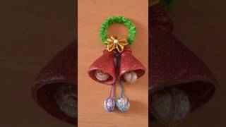 DIY  How to make Christmas Bell🔔  Christmas decoration ideas christmas shortvideo christmasbell [upl. by Annekcm519]