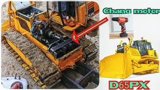 Dozer D65PX RC Chang 2 Motor Gear Power Full [upl. by Notpmah]