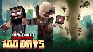 I Survived 100 Days in a BRUTAL Zombie Disaster in Hardcore Minecraft [upl. by Leiva]