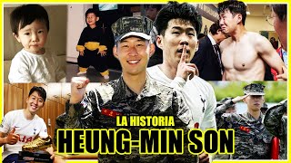 Se convirtió en 🪖MILITAR para SALVAR su carrera  🇰🇷HeungMin Son La Historia [upl. by Eilatam]