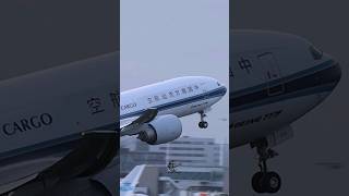 Plane Takeoff B777 China Southern Cargo plane aviation planespotting planelanding planetakeoff [upl. by Kellsie]