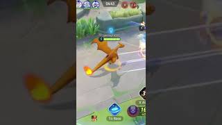 smiling14331 watch the fierce battle💥 pokemonunite with charizard [upl. by Ralf]