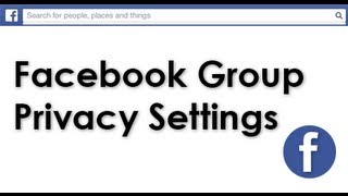 How to change Facebook Group privacy settings [upl. by Colton]