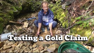 How To Get Water From A Dry Creekgoldprospecting goldpanning [upl. by Nohs]