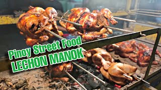 Pinoy Street Food Lechon Manok Roasted Chicken Filipino Version [upl. by Wallie631]