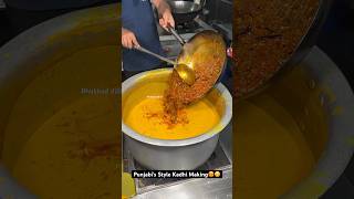 Punjabi’s Style Kadhi Making😍😋 Indian Street Food [upl. by Koralie]