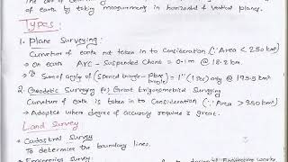 Complete Surveying Engineering Short Notes [upl. by Tudela434]