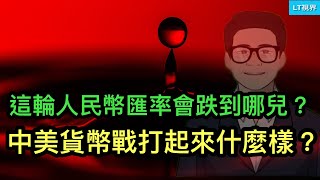 這輪人民幣匯率會跌到哪兒？會破八嗎？即將爆發的中美貨幣戰爭打起來會是什麼樣？ [upl. by Anaerol651]