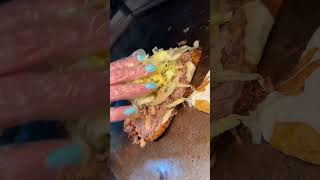 The PERNIL PATACON from Antojitos in Sunset Park Brooklyn NYC Dominican street foodDEVOURPOWER [upl. by Vola]