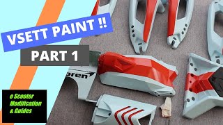 Painting the Vsett 10 complete new livery Part 1 [upl. by Kerwin]