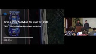 Fintan Quill Kdb featured at Carnegie Mellon Time Series Database Lectures [upl. by Suiravad332]