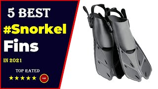 ✅ Top 5 Best Adjustable Snorkel Fins For Travel 2021 Tested amp Reviewed [upl. by Raamal]