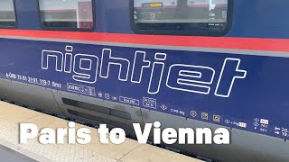 Nightjet Train  Paris to Vienna [upl. by Bubalo]