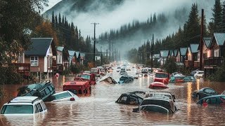 JUNEAU FLOODING 2024  ALASKA declares state disaster emergency as glacial lake outburst [upl. by Haidabez]