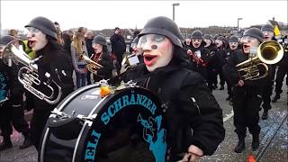 Basler Fasnacht 2018  Guggene am Mäntig [upl. by Elianore132]