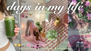 SPRING WEEKLY VLOG 🌸 embracing slow living amp romanticizing my life [upl. by Desmond]