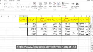 003 apsolutne reference القيمة المطلقة Excel 2013 [upl. by Ahsemat689]