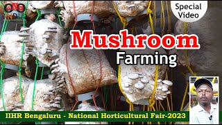 Mushroom Farming  Bengaluru IIHR National Horticultural Fair 2023  ONO INDIA [upl. by Lida444]