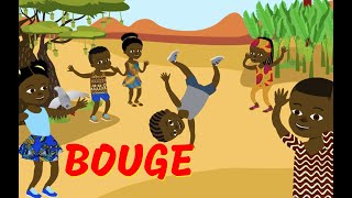 Bouge  comptinejeu africaine pour enfant avec paroles [upl. by Haidebej]