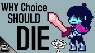 WHY Choice SHOULDNT Matter in Deltarune  Review of Design [upl. by Iphlgenia]