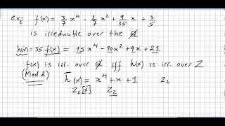 Group Theory 80 Irreducibility Test Mode p Irreducibility Test example [upl. by Leunammi]